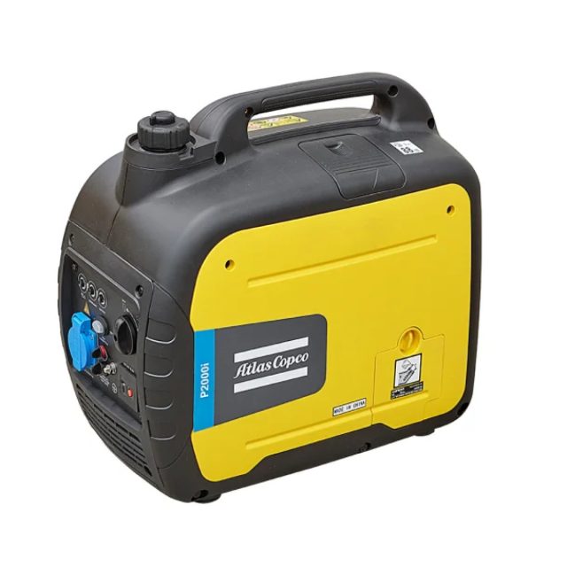 Atlas Copco P2000i – Inverter-Stromerzeuger · 1,6 kVA · 21 kg · leise